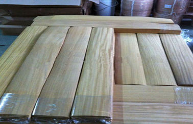 Placage en bois naturel Brown jaunâtre, plancher en bois machiné de plancher