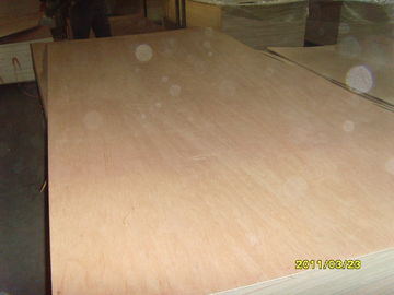 Placage en bois de coupe rotatoire jaune naturelle d'Okoume pour la surface des meubles