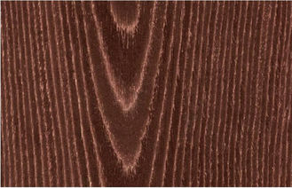 La cendre découpée en tranches de coupe a teint le placage en bois, 0,45 millimètres de placage de teinture de cendre