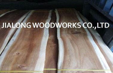 Stratifié en bois découpé en tranches brun-rougeâtre d'acacia de coupe de placage de contreplaqué et de plancher