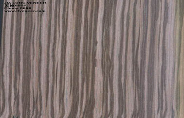 Le bois d'ébène de Brown a reconstitué la largeur en bois du placage 640mm avec des techniques découpées en tranches de coupe