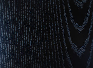 Le placage en bois noir de Zebrano lambrisse 8mm - 21mm, placage en bois décoratif Edgeing